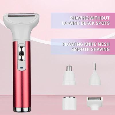 5-in-1 elektrischer Haarentferner: Nasen-, Intim-, Achsel- und Schamhaartrimmer für Frauen