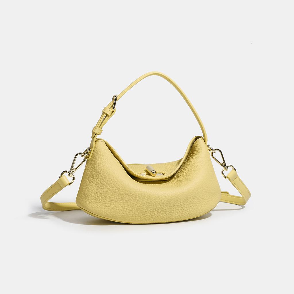 Genuine Leather Fashionable and Simple Single-shoulder Crossbody Bag High-end Handbag