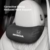Car Neck Support Pillow Waist Pillow Auto Logo Seat Headrest For Honda Civic Accord Crosstour Spirior Odyssey Avancier UR-V CR-Z