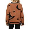 2026 Women's Plus Size Halloween Knit Pullover Sweater - European & American Style