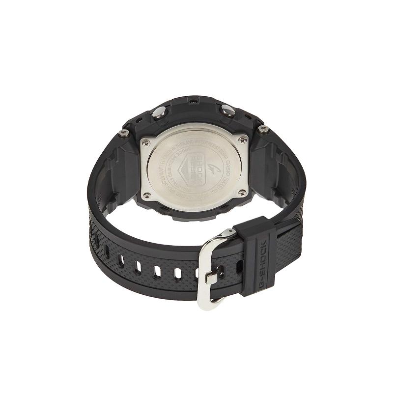 Casio G-STEEL Series-S Disc Dual Display Heart of Steel Fashion Trend Solar Quartz Movement Resin Strap Japanese and Korean Watch Men's GST-S100G-1B