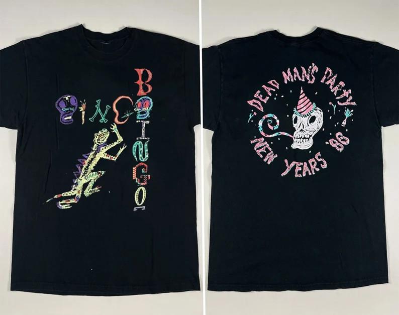 Oingo Boingo Dead Man039s Party New Year 03986 T-Shirt Unisex T-Shirt L