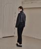 Kkeulle Tuck Twill Pants_Black