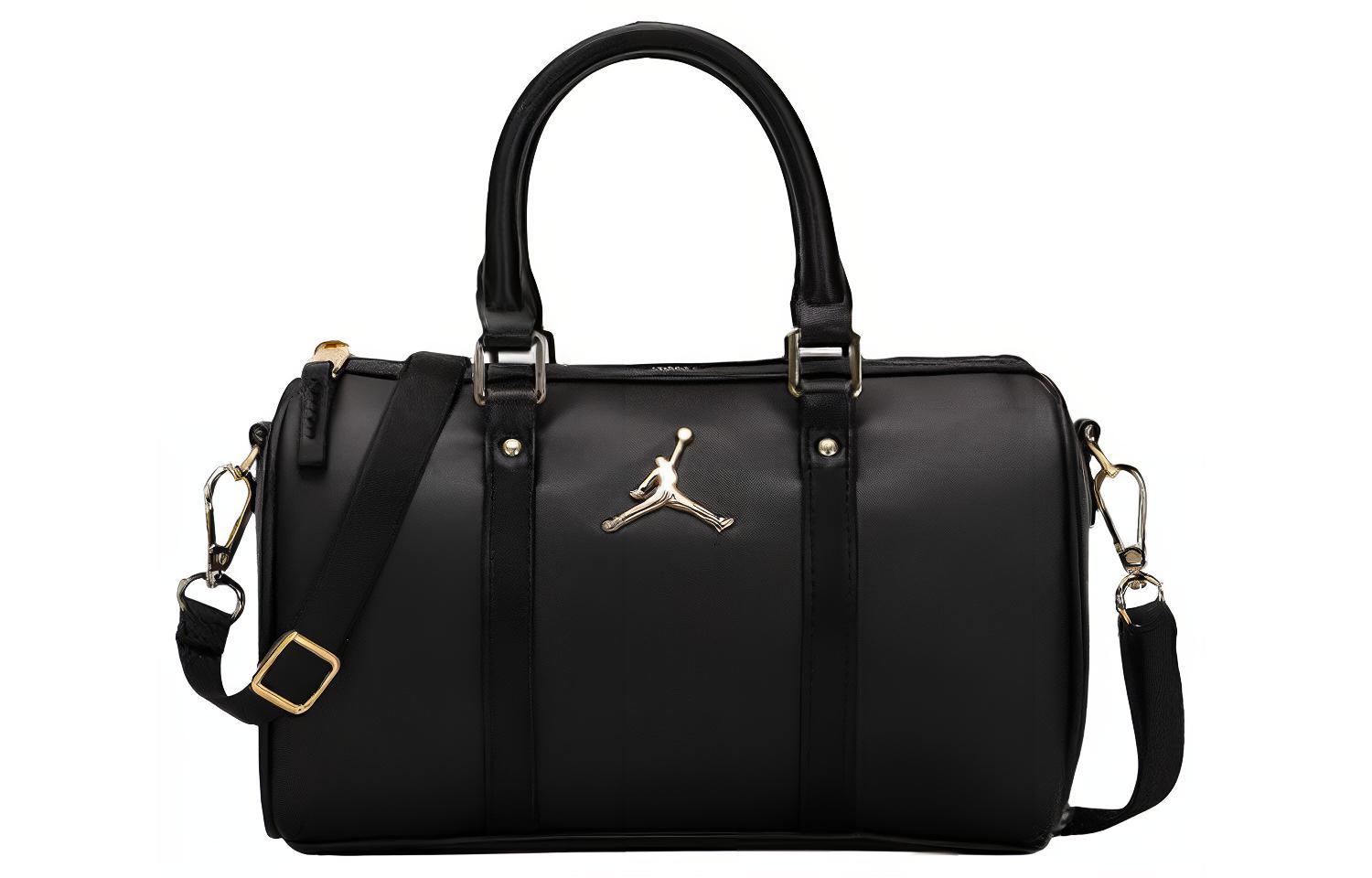 Jordan Kleine Reistas Leer Crossbody Tas Zwart ONESIZE