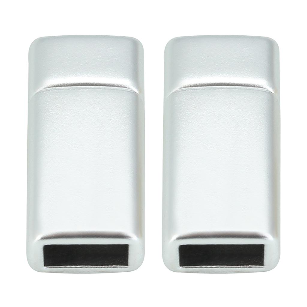 5-10pcs/lot High Quality Alloy Magnetic Buckles Flat Leather Rope Connectors Clasps For DIY Bracelet Necklace Making Accessories