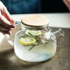 1.8LTransparent Borosilicate Glass Teapot Heat-Resistant Large Clear Tea Pot  Flower Tea Set Puer Kettle Cup Office Home Tool