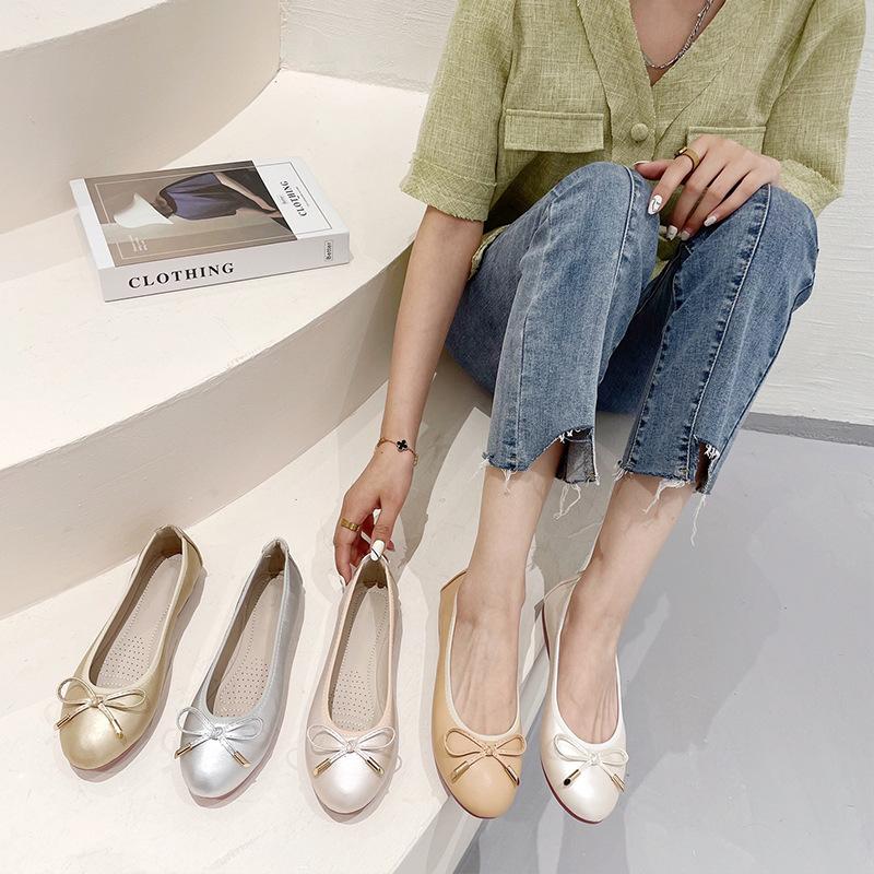 Одиночные туфли Женские туфли на плоской подошве Мягкая повседневная обувь большого — фото 3