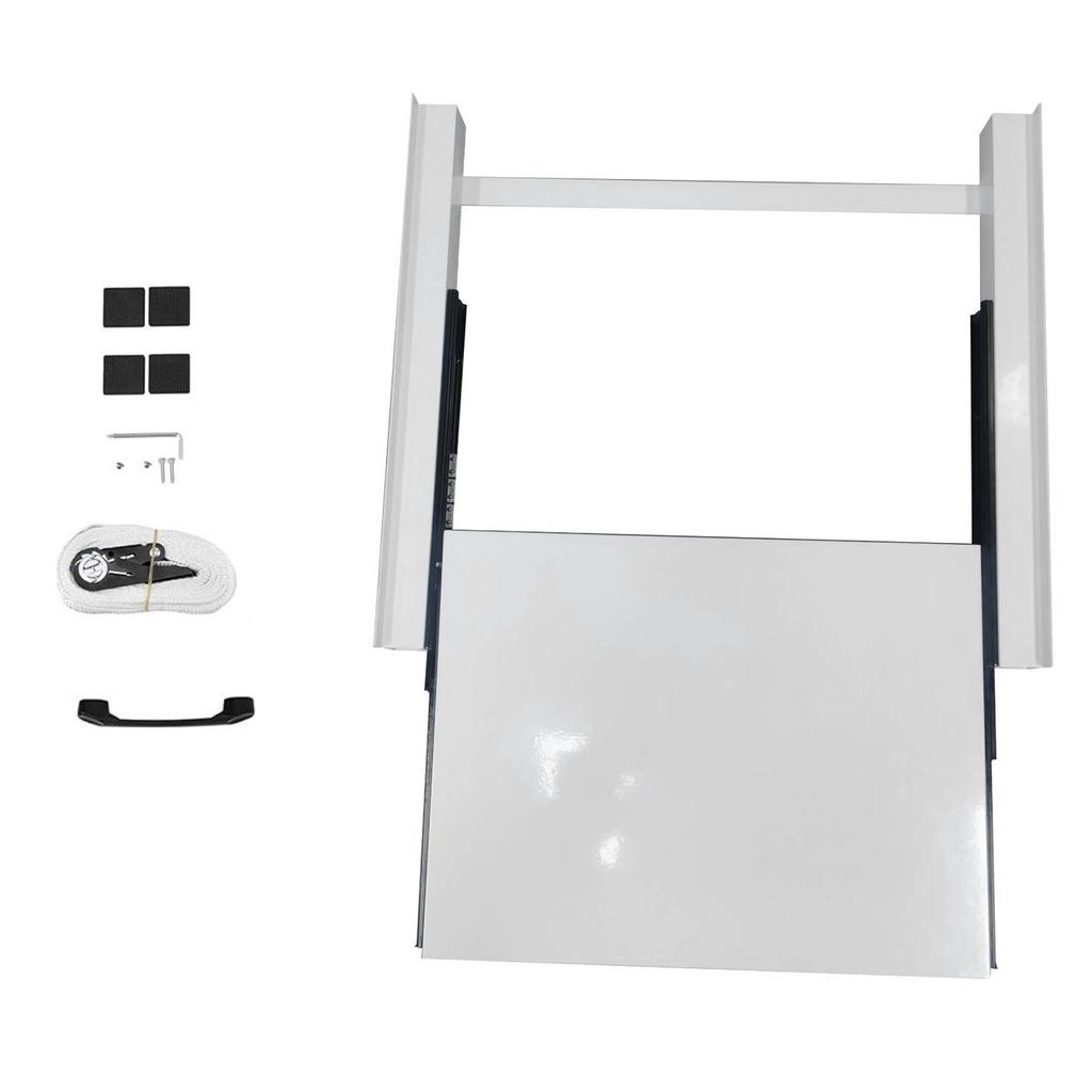 Washer Dryer Stacking Kit Metal Connecting Frame with Pull Out Shelf for Washing Machine Dryers 60cm Wide Appliances