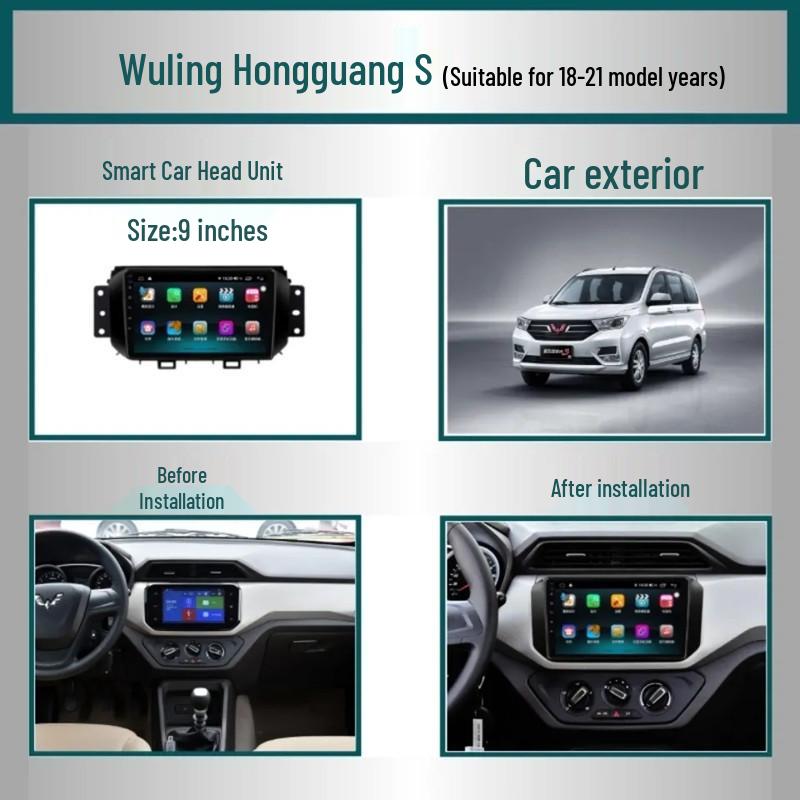 Smart Android Navigation & Reversing Screen for 2018-2022 Wuling Hongguang S Models