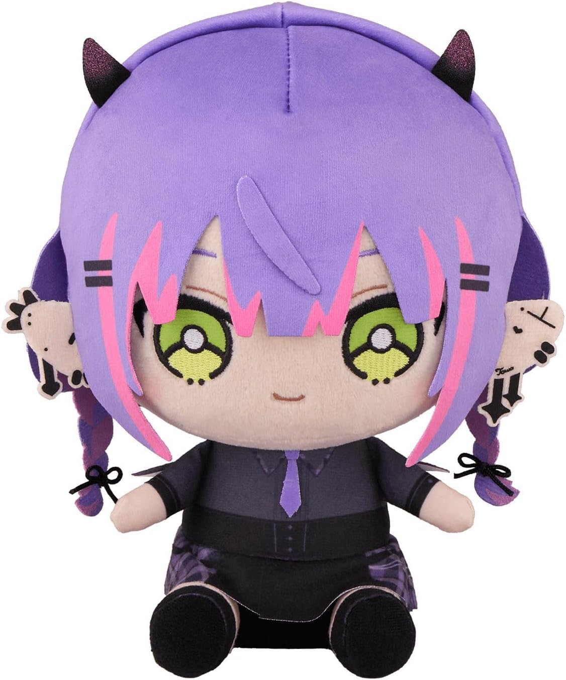 

Плюшевая игрушка Това Токоями в костюме школьной формы из Демонического мира, Друзья с тобой, Официальный мерч Hololive