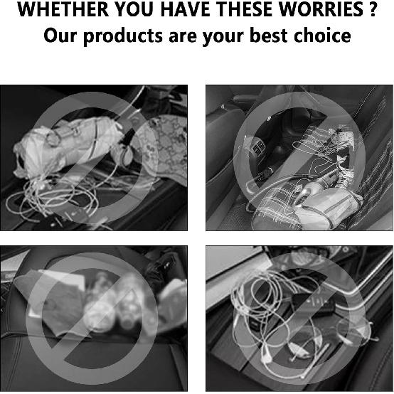 2PCS Multifunctional Car Cup Holder + Car Phone Holder + Car Purse Hook,Hanging Back Seat Car Organizer With Headrest Hooks,Universal Car Organizer