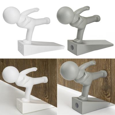 Çizgi Film Adam Kapı Stoperi Takozu Duvar Koruyucu Kaymaz Rüzgar Geçirmez Delme Gerektirmez Çarpışma Önleyici Halı Fayans Beton Ahşap Zemin Kapı Stoperi