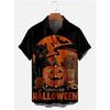 Unisex 26 Fashionable Halloween Shirts for Men and Women in Cute Style  Party and Festival Tops  Pumpkin Head Printed Short Sleeves