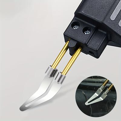 Welding Smoothing Head, Stainless Steel Material Plastic Welding Tool, Quick Heat Conduction, Multi-Pack Replacement Set, Suitable for Car Bumper
