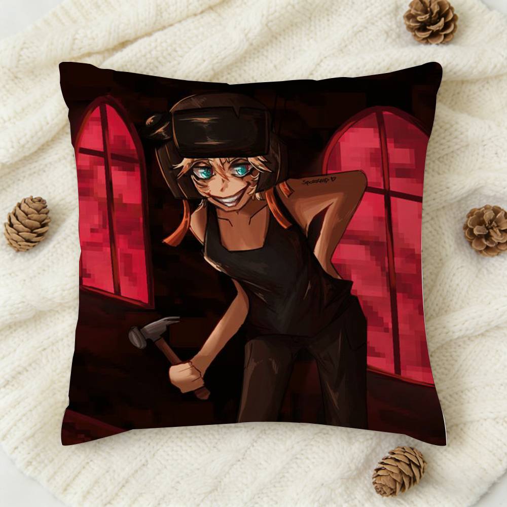 New Game PPsychoPomp Vena Doublesided Printed Square Decorative Cushion Cover for Sofa Living Room Home Decor