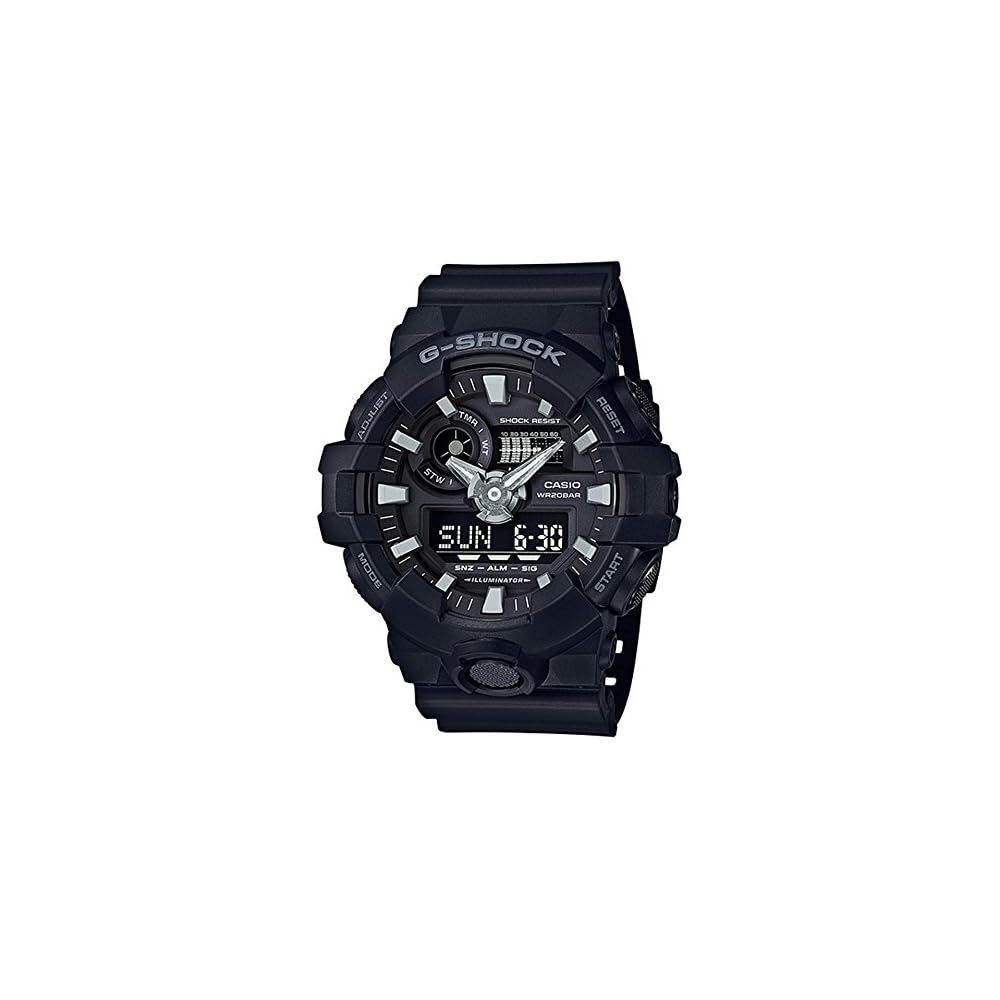 

Casio G-Shock GA-700-1B Men s Watch Analog-Digital Display Shock Resistant Black