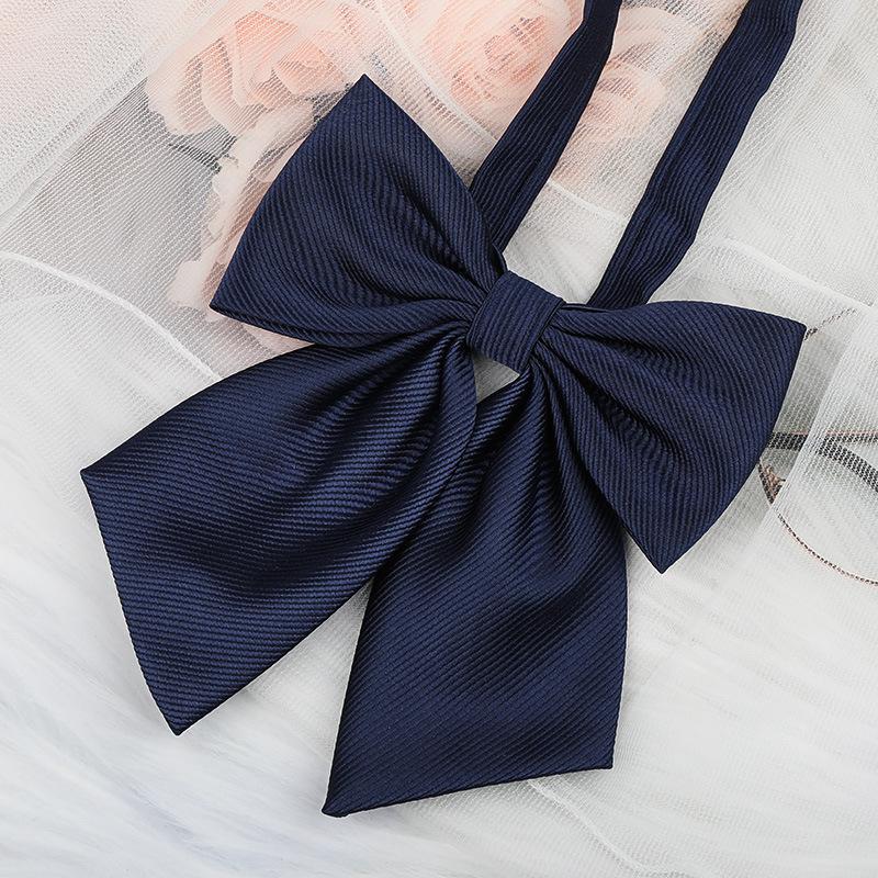 Jk Japanese Plaid Korean Version Of Collar Flower Graduate Female Collar Flower College Wind Streamer Jk Bow Shirt Accessories Sailor Suit