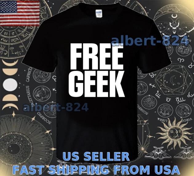 NEW SHIRT FREE GEEK LOGO T shirt FUNNY AMERICAN SIZE S TO 5XL 2XL