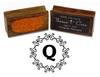 Printtoo Alphabet Q Monogram Octagon Celtic Swirl Frame Self Inking Rubber Stamp Office