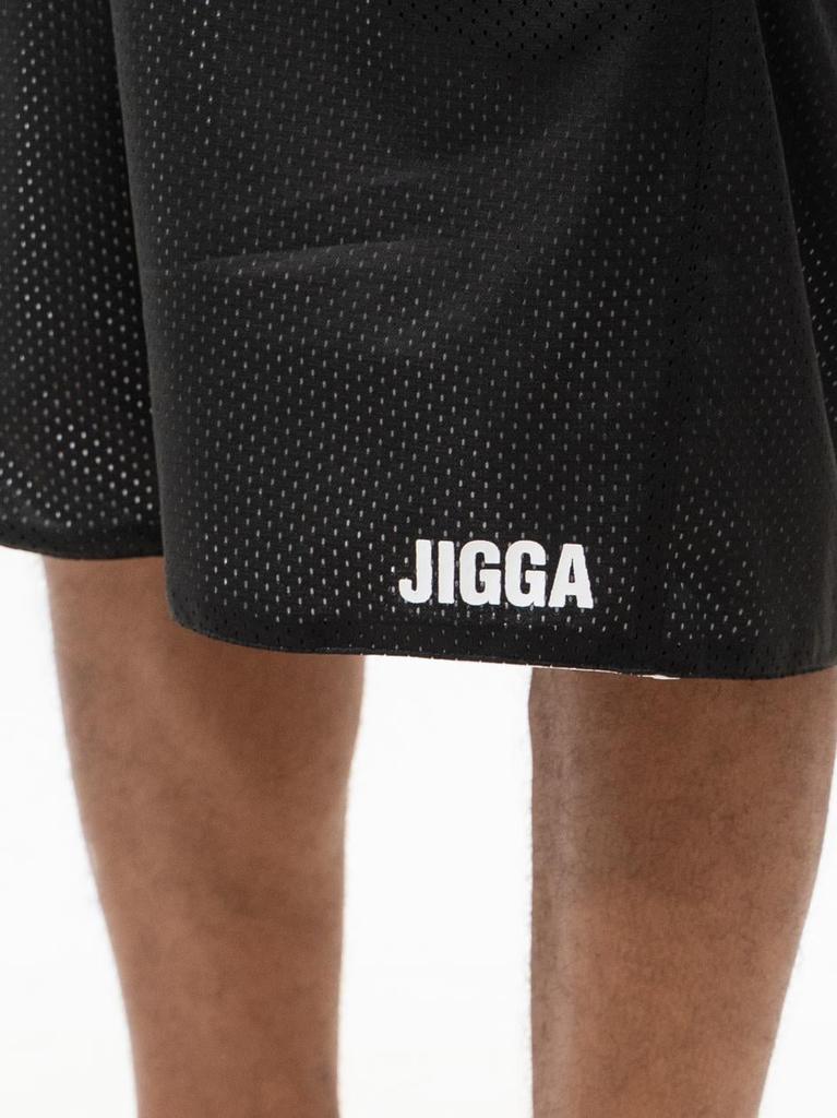 Jigga Wear Small Outline Reversible Sports Shorts Black/Blue M