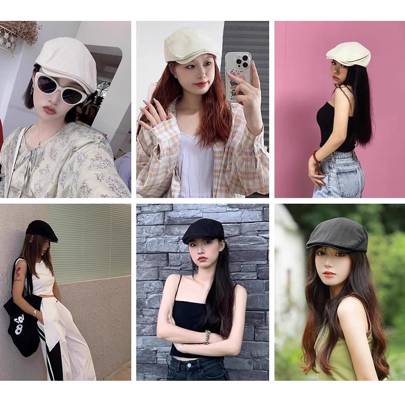 Vintage Japanese Summer Duckbill Cap: Retro Street Style for Men and Women