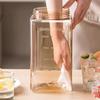 Kaltbrüh-Krug mit Zapfhahn 2,5/3,5L Große Kapazität Kunststoff-Wasserspender für Saft & Eistee Auslaufsichere Getränkekanne für Zuhause Party Outdoor