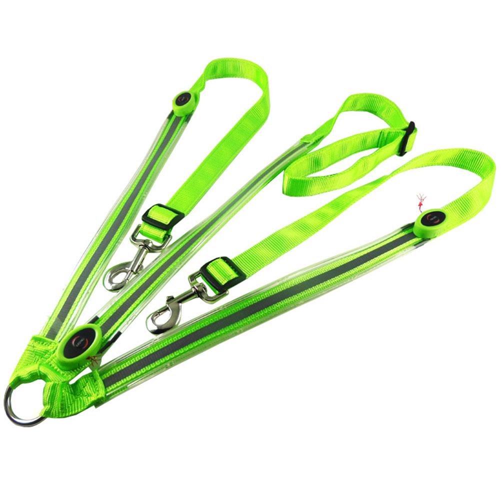 Photos - Leash LED Horse Breastplate Collar High Visibility Tack For Horseback Riding Adjustable Safety Gear green