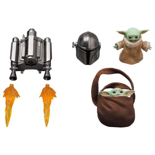 Medicom Toy MAFEX No. 200 The Mandalorian Ver. 2.0 Action Figure, Approximately 160mm Tall, Non-Scale, Pre-painted