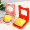 New Stainless Steel Sandwich Cutter Mold Toast Slicer Stuffed Bread Cutting Die Embossed Baking Tool for DIY Homemade Breakfast