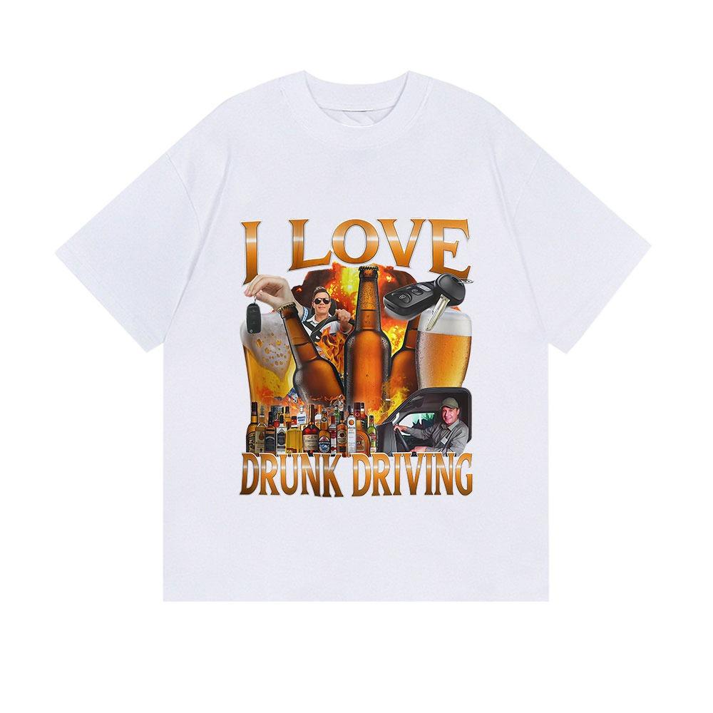 Funny Beer Lover Drinking Humor Present Meme Printed T-Shirt Women Fashion T Shirts Summer Round Neck Short Sleeve Clothing