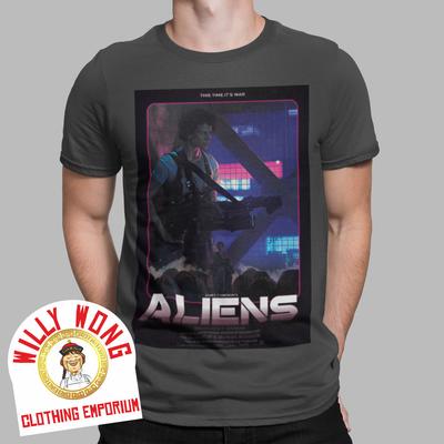 Aliens T-Shirt Ripley Movie Film Action Space SCI FI Retro Alien 70s 80s 90s Unisex T-Shirt