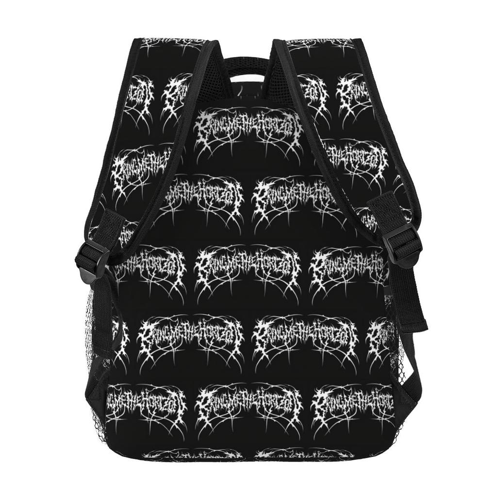 Band Bring Me The Horizon BMTH Student Backpack School Bag Hiking Travel Daypack for Men Women Fashion Bookbag Shoulder Bags