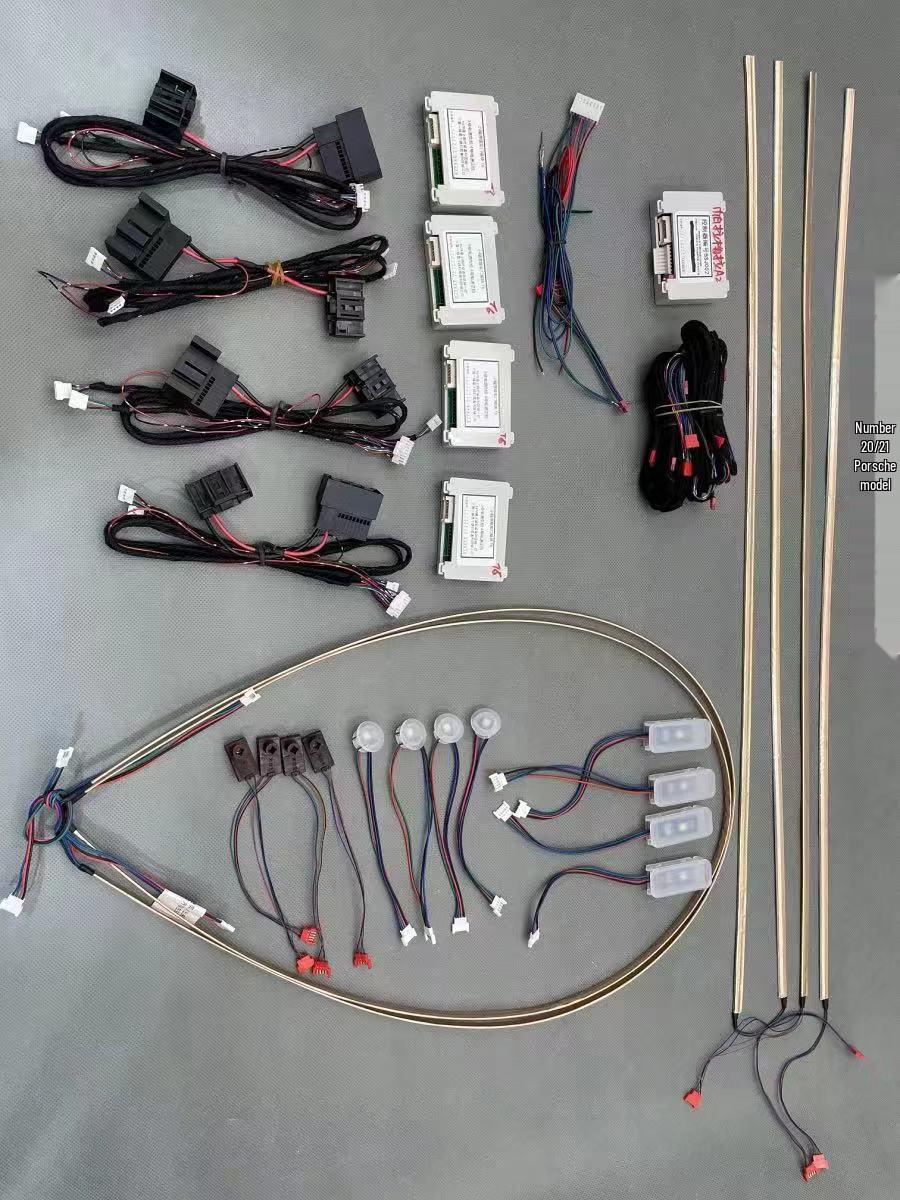 

Porsche Новая Panamera Подсветка салона: Светодиодная подсветка салона, 64 цвета, улучшенная версия