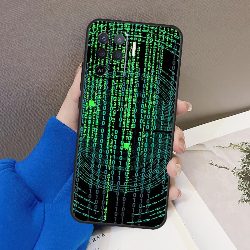 The Matrixs Matrix Dictionary Case For Oppo A76 A16 A96 A17 A18 A60 A80 A40 A38 A58 A78 A98 A94 A74 A54 A15 A57 A77 A5 Pro