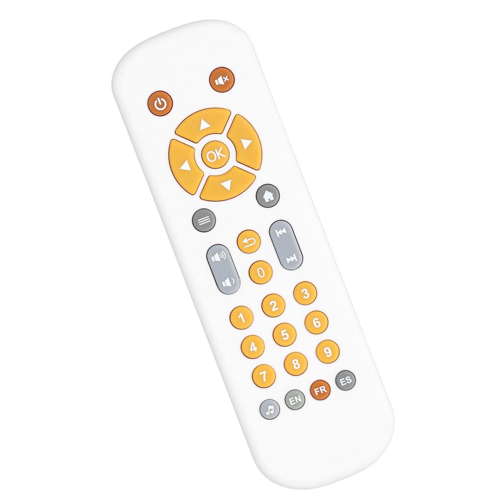 Baby TV Remote Control Toy with Music Early Educational Safe Fun Simulated Baby Remote Controller