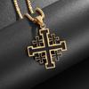 Accessoires Religiöser Schmuck Herren Kreuz Anhänger Halskette