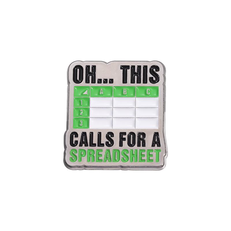 Creative Software Series: Metal Badge for Excel Spreadsheet UX/UI Styling - Green Edition