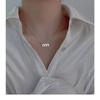 1999 Titanium Steel Minimalist Number Necklace - Unisex Anniversary Jewelry Gift for Valentine's Day, Casual Attire & Special Occasions