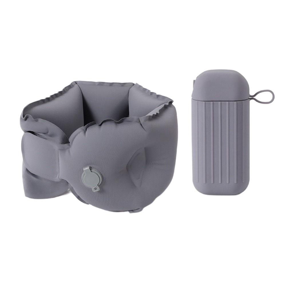 Breathable Inflatable Travel Pillow Comfortable Ring Neck Pillow Mini U-shaped Neck Pillow  Travel