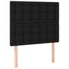 Box Spring Bed with Mattress Black 100 x 200 cm Fabric