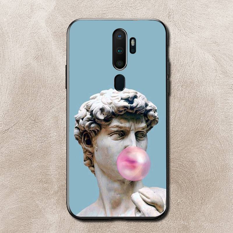 Mona Lisa Handyhülle für Vivo Y91C Y11 17 19 17 67 81 Oppo A9 2020 Realme c3