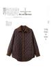 Lightweight Women's Mid-Length Cotton Jacket - 2024 Autumn/Winter Casual Fashion, Padded Patchwork, Loose Fit, Korean Style