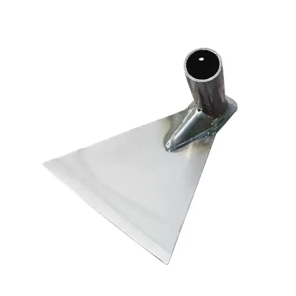 12cm Manganese Steel Triangle Hoe - Thickened Welded Multi-Function For Farm Weeding Vegetable Planting C7G2