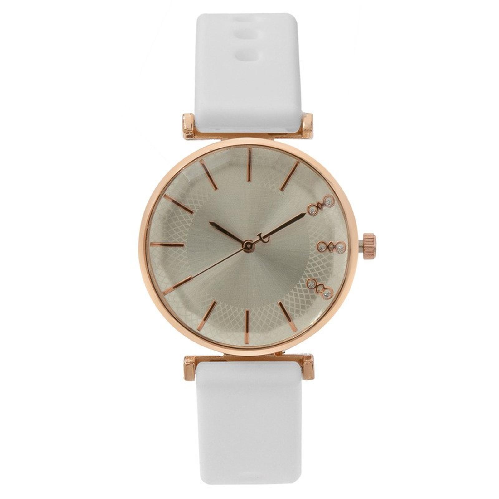 

Женские модные кожаные часы One Size белый