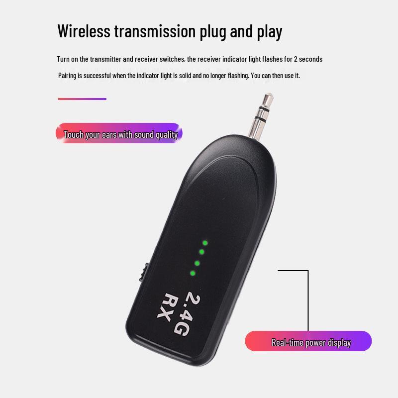 2.4G Small Bee Wireless Teacher Amplifier with Dual Earset & Battery Display