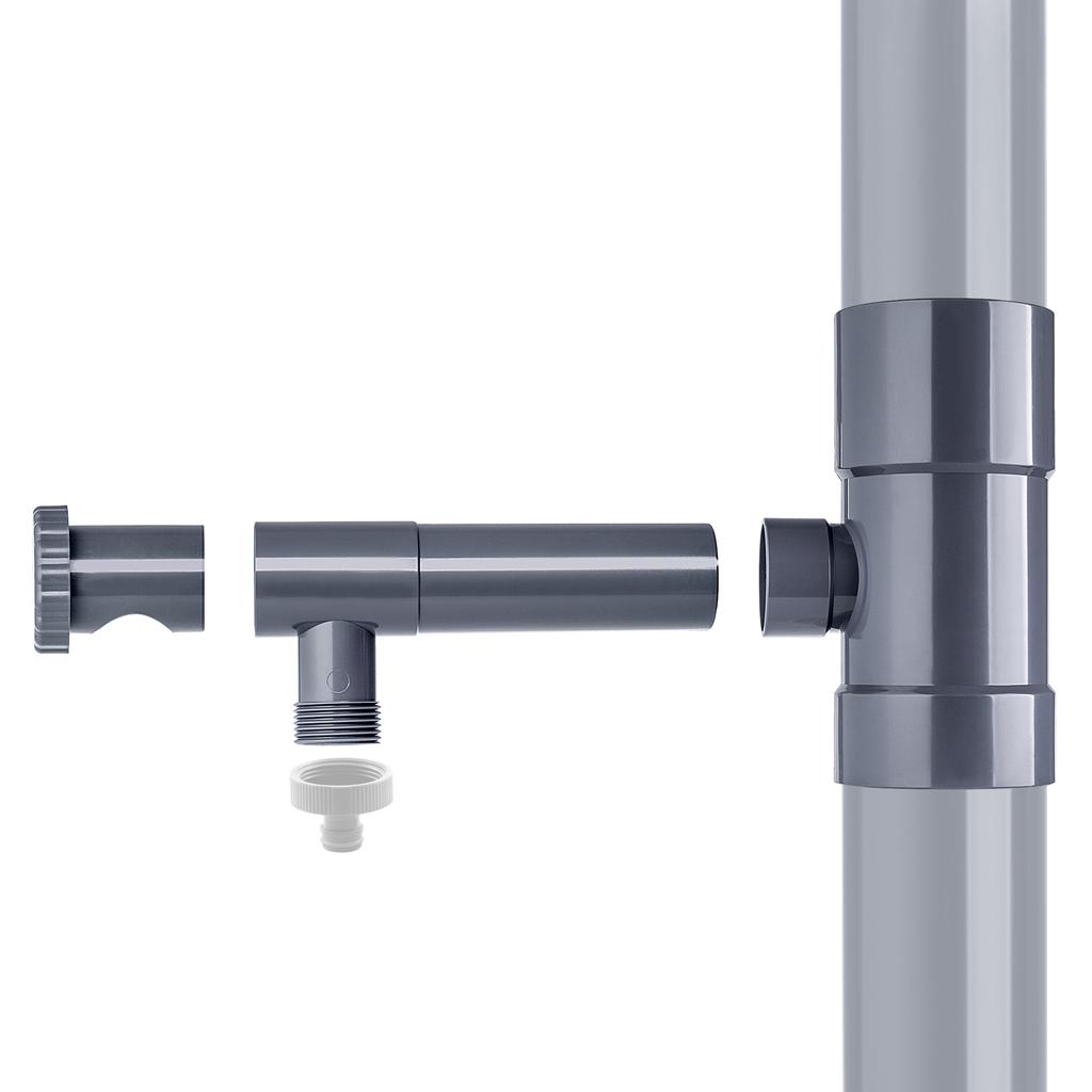 KADAX Rainwater Collector With Valve Gray