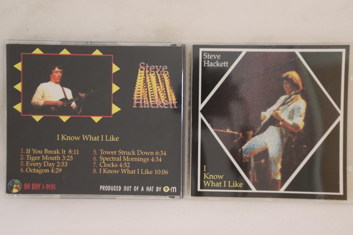 

CD STEVE HACKETT - I Know What I Like OHBOY19135 OH BOY 1991 Luxembourg Rock Used