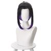 Cosplay Wig, Purple, Short, Anime Style, Full Wig with Decorations, Heat-Resistant Wig, Cosplay Accessories, Wig Net Included, Perfect for Comic