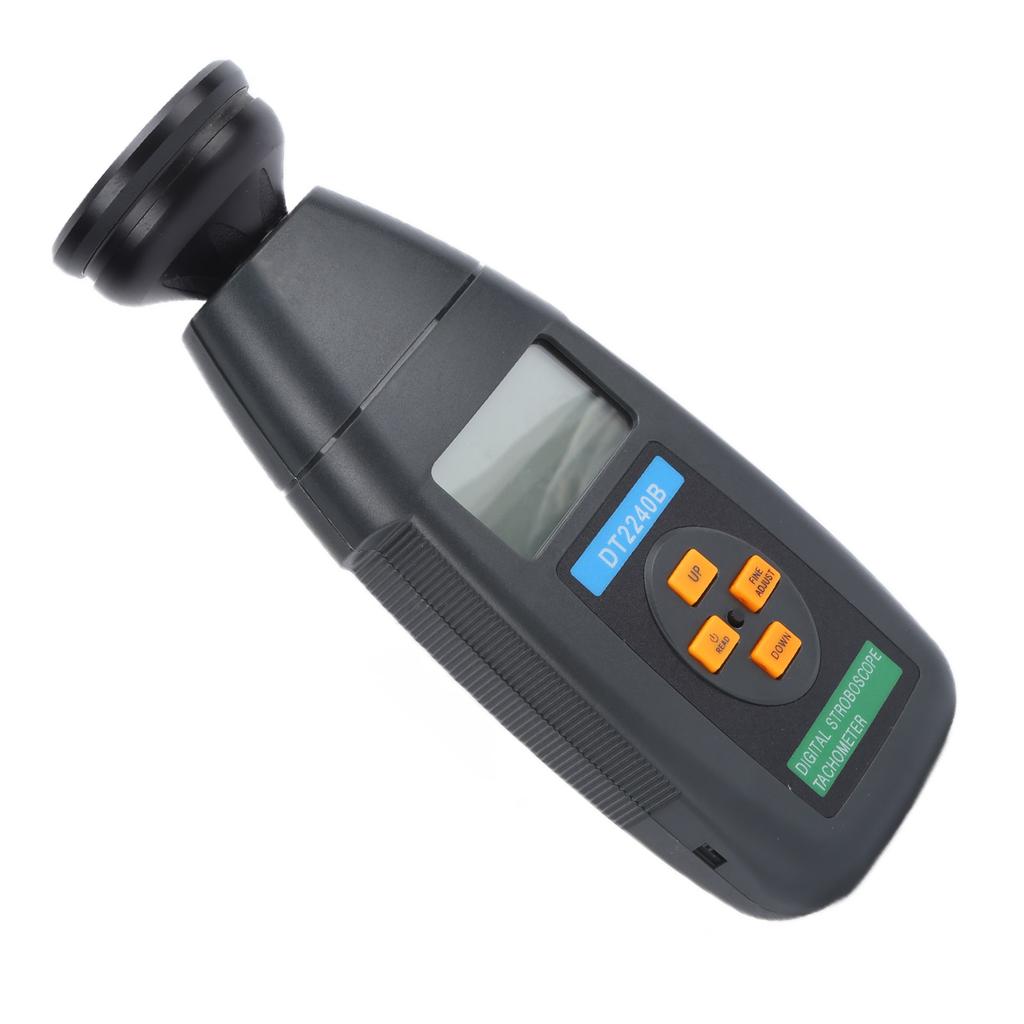 DT2240B Non Contact Tachometer Photoelectric Speed Meter Compact Digital Stroboscope Tachometer