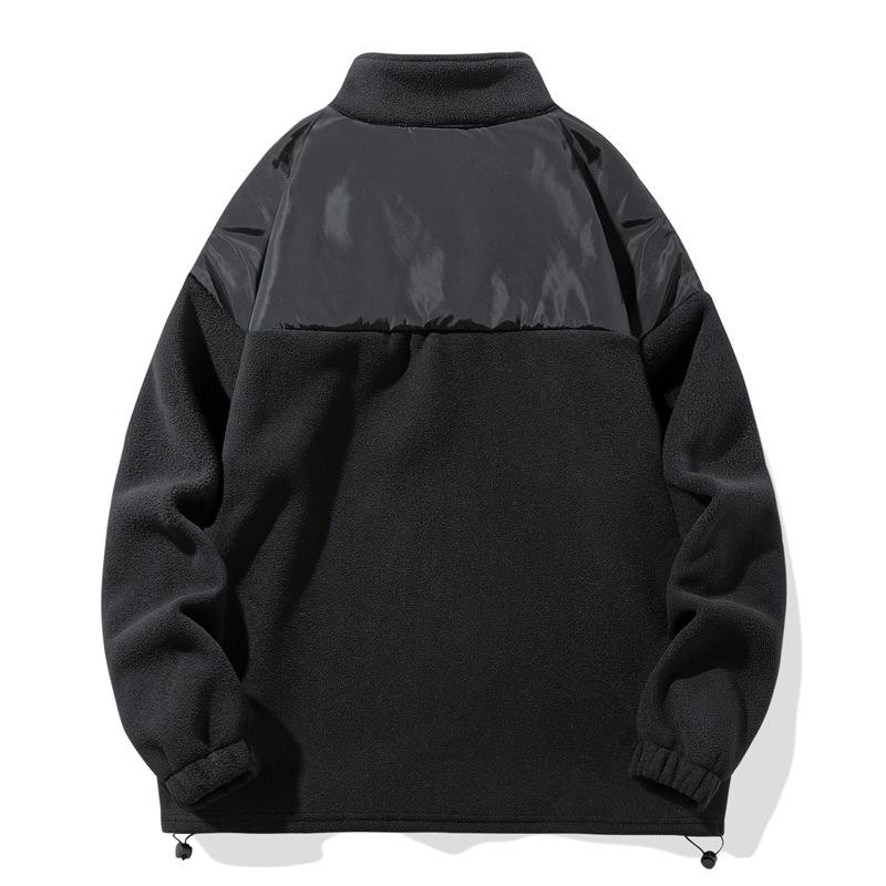 Frühlings- und Herbst-Rundhals-Stehkragen-Pullover, lockerer Freizeitpullover, vielseitiges Oberteil für Herren